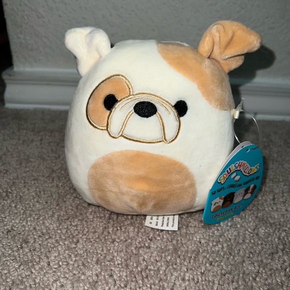 New 5” Brock the Bulldog Squishmallows - Picture 2 of 6